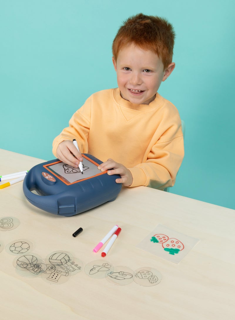 EUREKA KIDS Eurekakids Drawing Projector with Light 56pcs| Educational Toy for Toddler and Kids | Develop Creativity |Arts and Crafts | Includes Accessories | For 3Y+ - Image 5