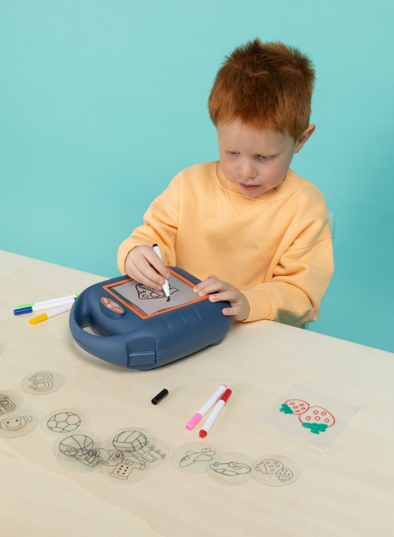 EUREKA KIDS Eurekakids Drawing Projector with Light 56pcs| Educational Toy for Toddler and Kids | Develop Creativity |Arts and Crafts | Includes Accessories | For 3Y+ - Image 4