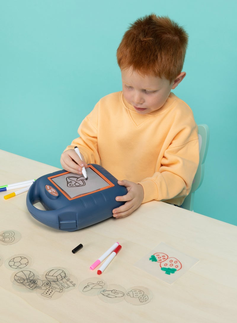 EUREKA KIDS Eurekakids Drawing Projector with Light 56pcs| Educational Toy for Toddler and Kids | Develop Creativity |Arts and Crafts | Includes Accessories | For 3Y+ - Image 3