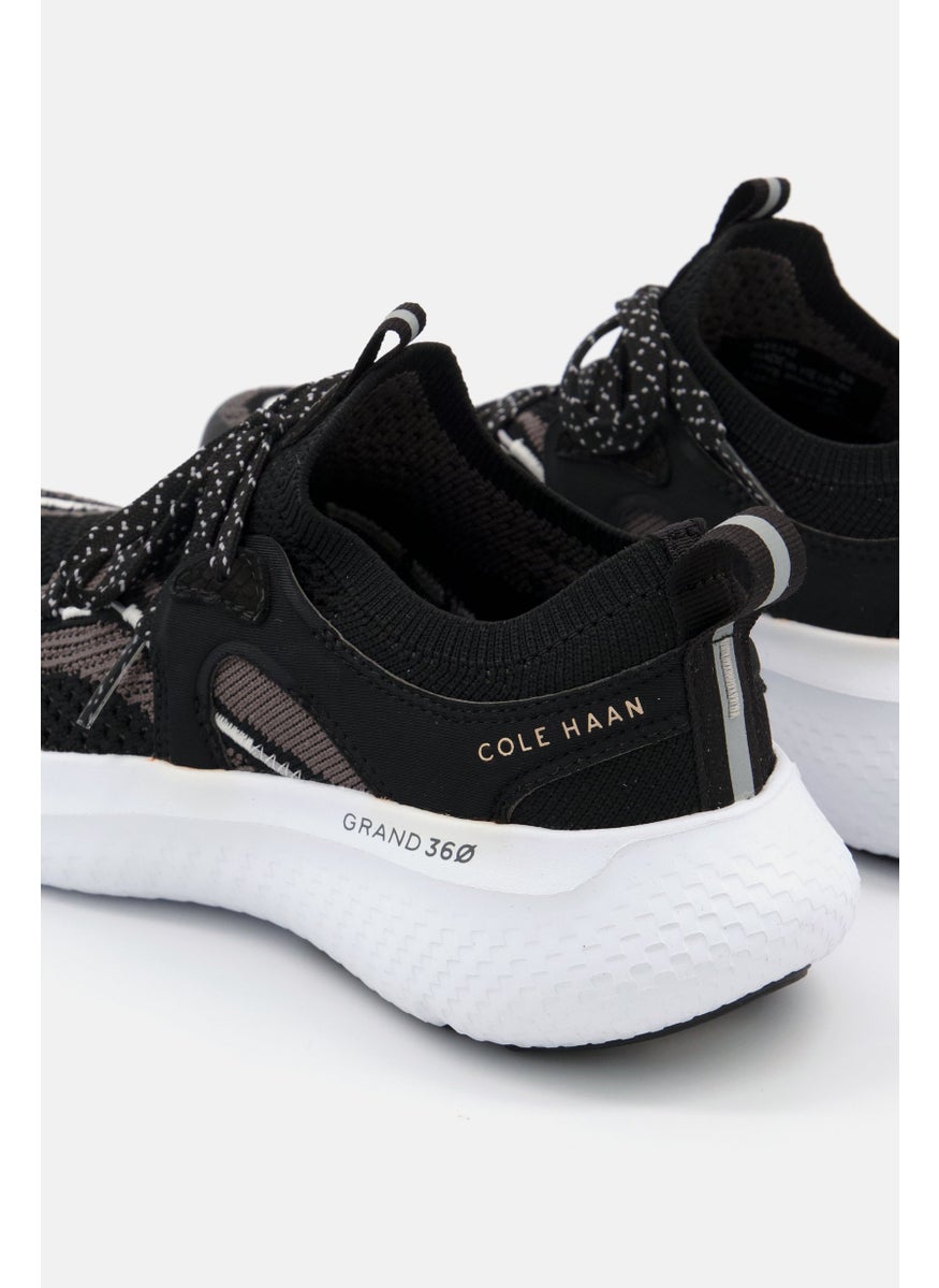 COLE HAAN Women Medium ZG Outpace Stitch Lite Running Shoes, Black  - Image 3