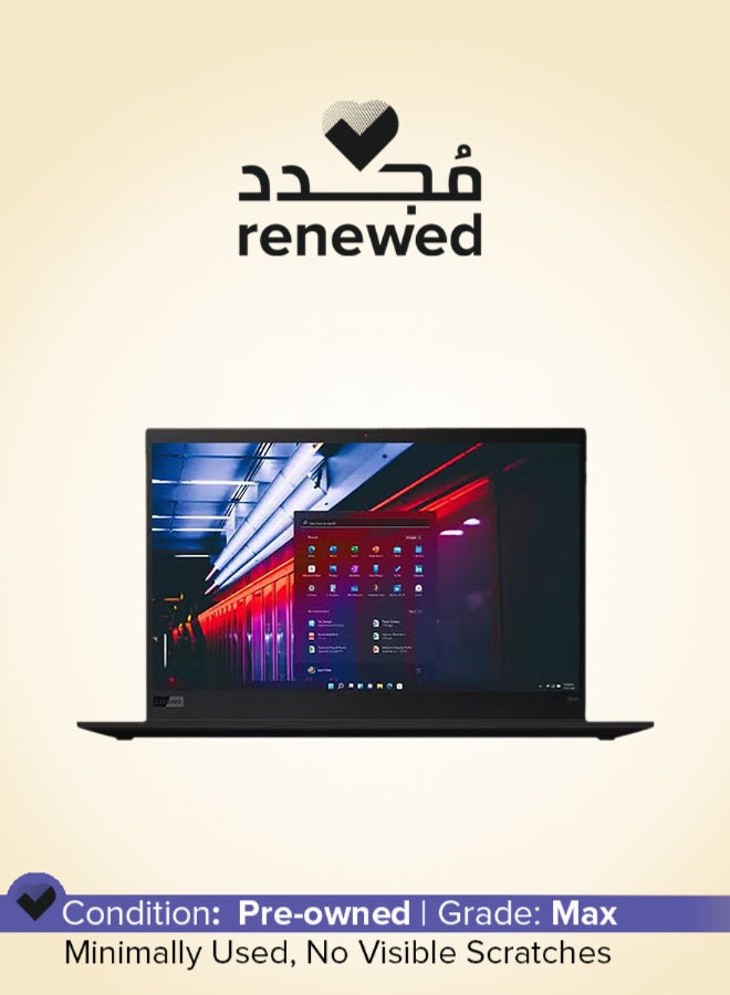 Lenovo Renewed - Thinkpad X1 Carbon Laptop With 13.3-Inch Full HD Display, Core i7 Processor/Dual Core/11th Gen/16GB RAM/512GB SSD/Intel Iris Xe Graphics Graphics/Windows 11 English black