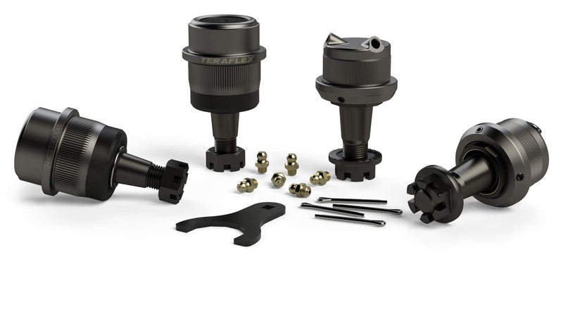 TeraFlex 3442022 JK Dana 3044 Complete Knurled Ball Joint Set 1 Pack