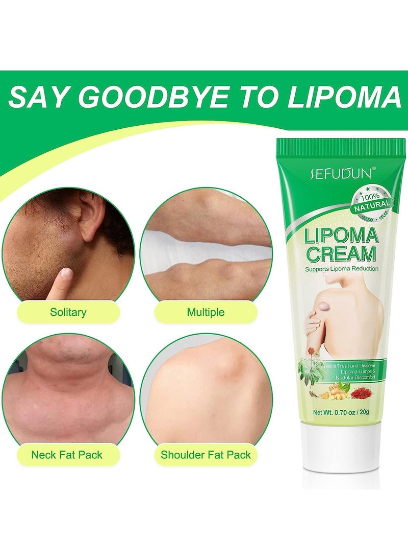 Sefudun - Lipoma Cream Lump Free Lipoma Removal Cream Herbal Lipoma Lumps Removal & Nodular Discomfort Ointment Reduce Fatty Lumps Easy to Absorb Safe & Effective Lipoma Treatment 20g - Image 1