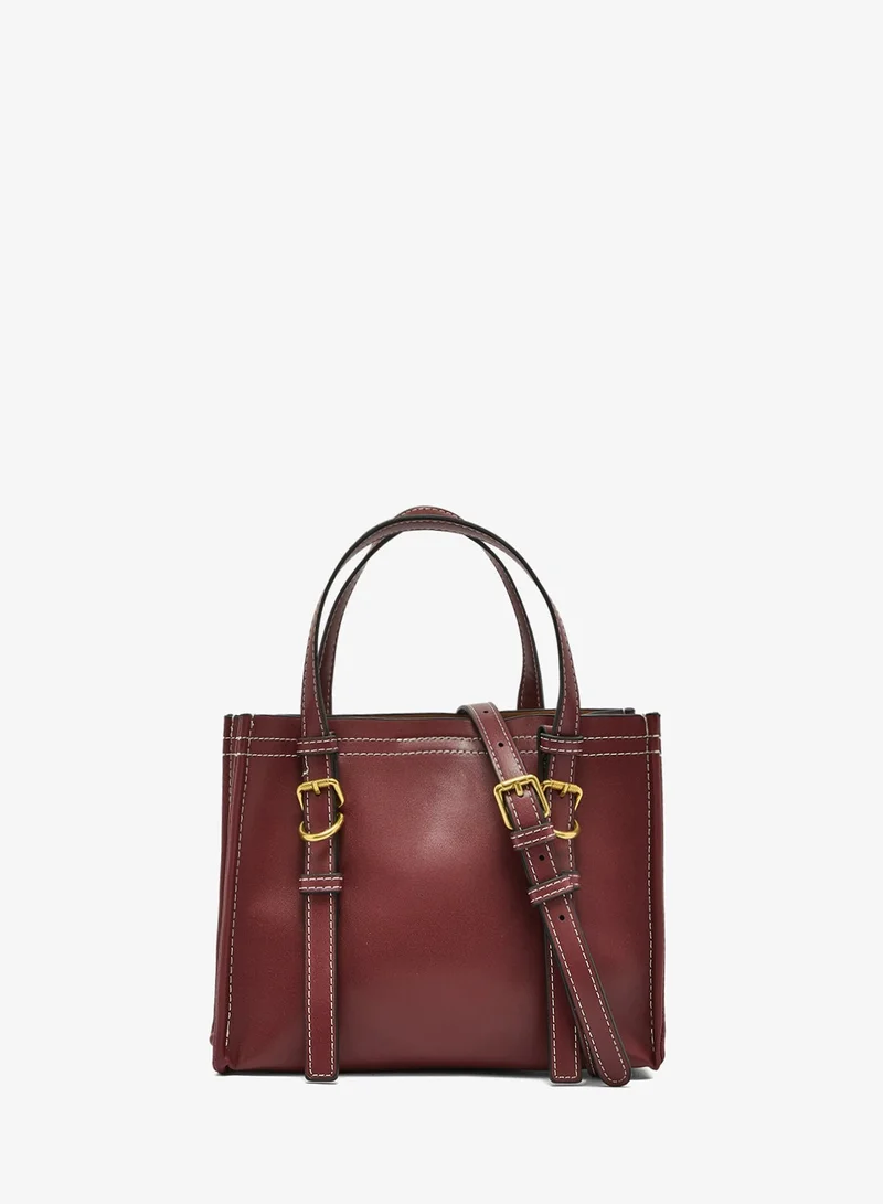 Ella Metal Buckle Embellished Tote bag