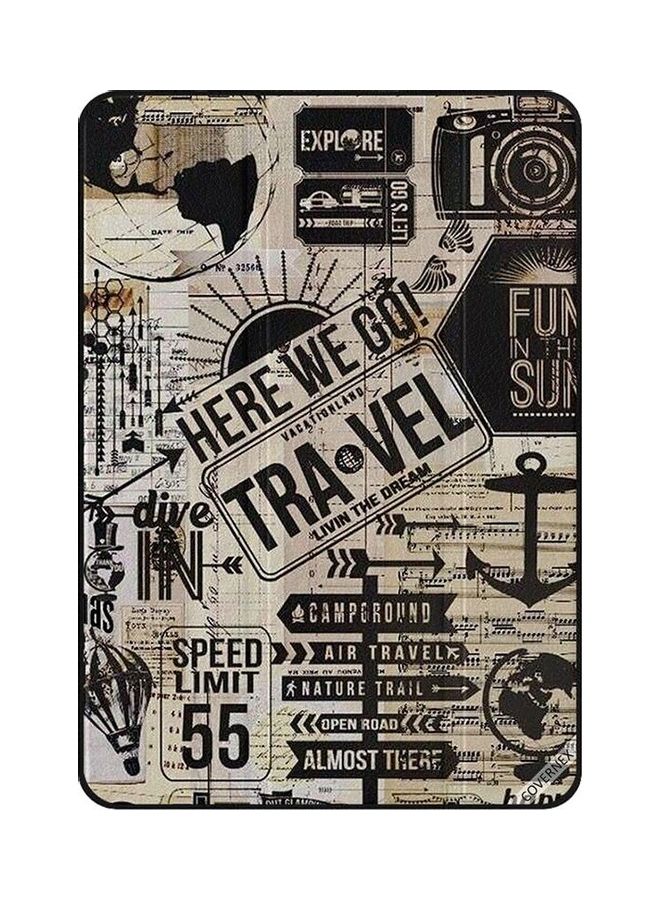 NIBEMINENT Here We Go Travel Protective Case Cover For Apple iPad Pro 2nd Gen Multicolour