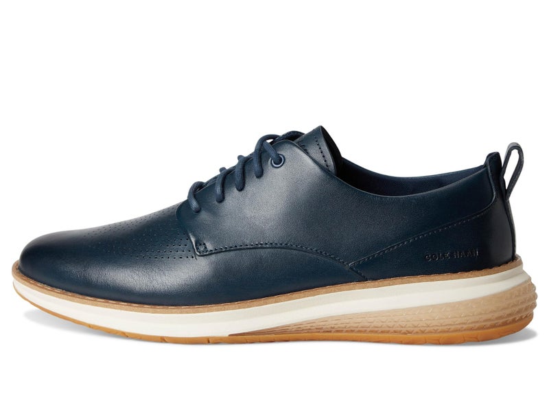 Cole Haan Men's Originalgrand Energyweave Plain Toe Ox, Navy Blazer/Ivory/Dark Gum, 9-M US - Image 4