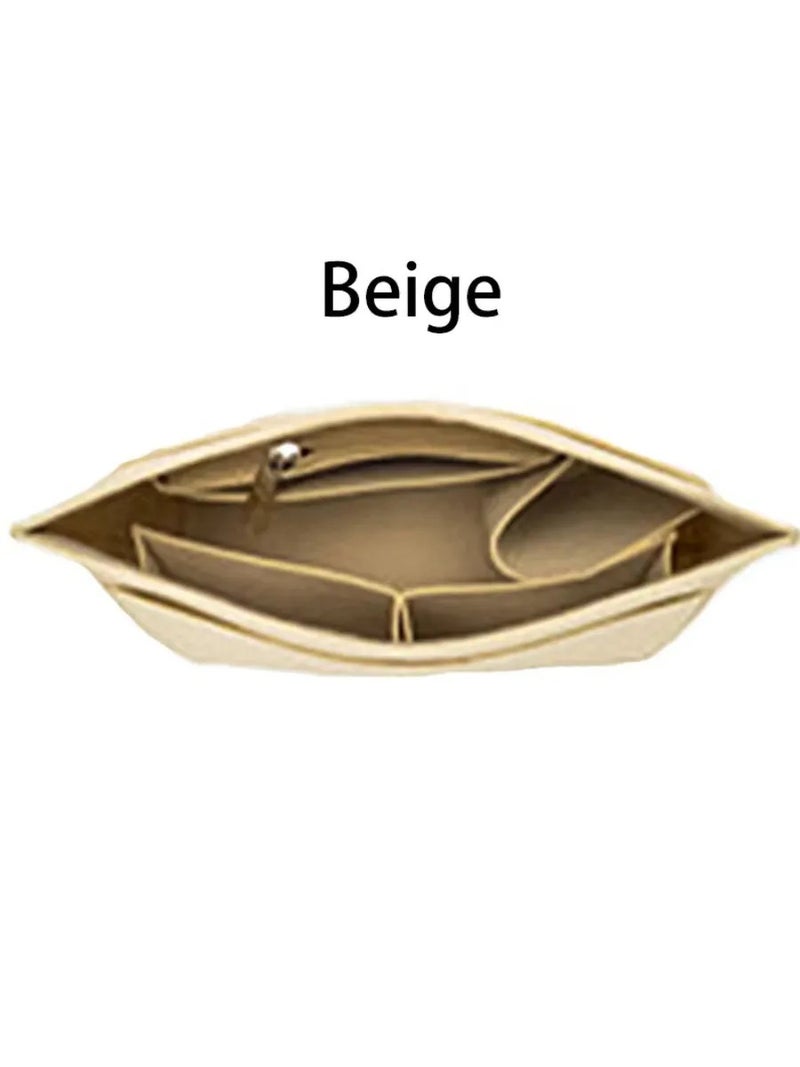 منظم حقيبة مصنوعة من الفelt لحقائب لونغشامب لي بلياج، حجم S/M/L، حقيبة داخلية خفيفة الوزن مع أقسام، فاصل حقيبة للتنقل والاستخدام اليومي (M) - Image 1