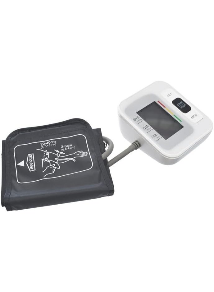 Smart Digital Blood Pressure Monitor for Home Health Care, Automatic BP and Pulse Measurement Device with LCD Display - Image 1