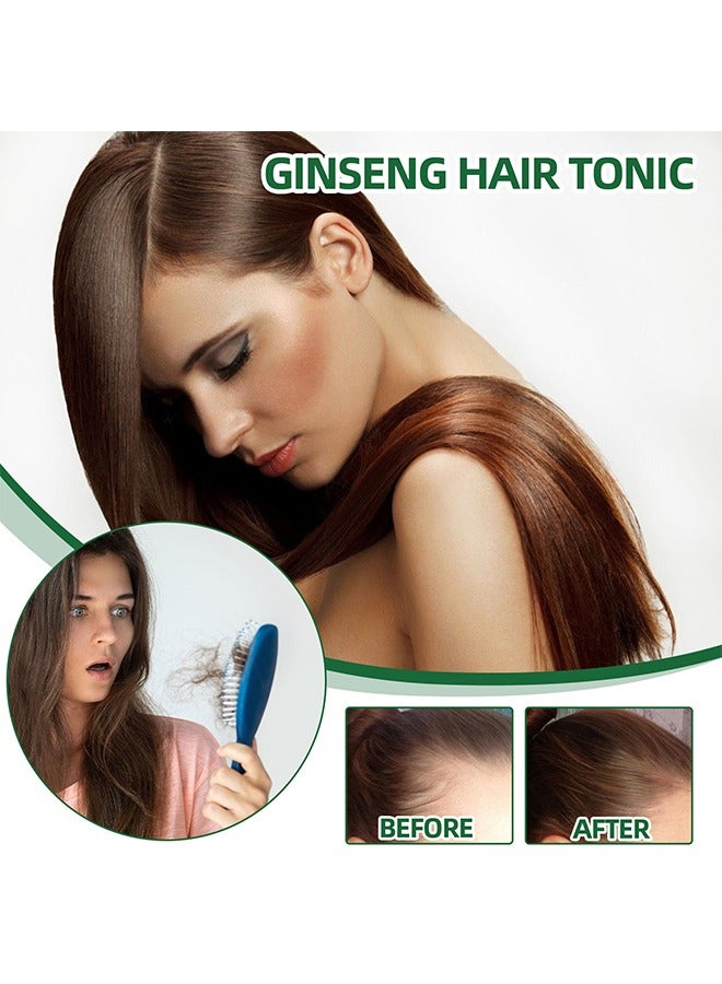 OUHOE Natural Herbs , Ginseng Hair Thickening Liquid Ginseng Essence Hair Thickening Spray Prevents Hair Loss Strengthens Hair Protects and Moisturizes Hair 100ml - Image 5