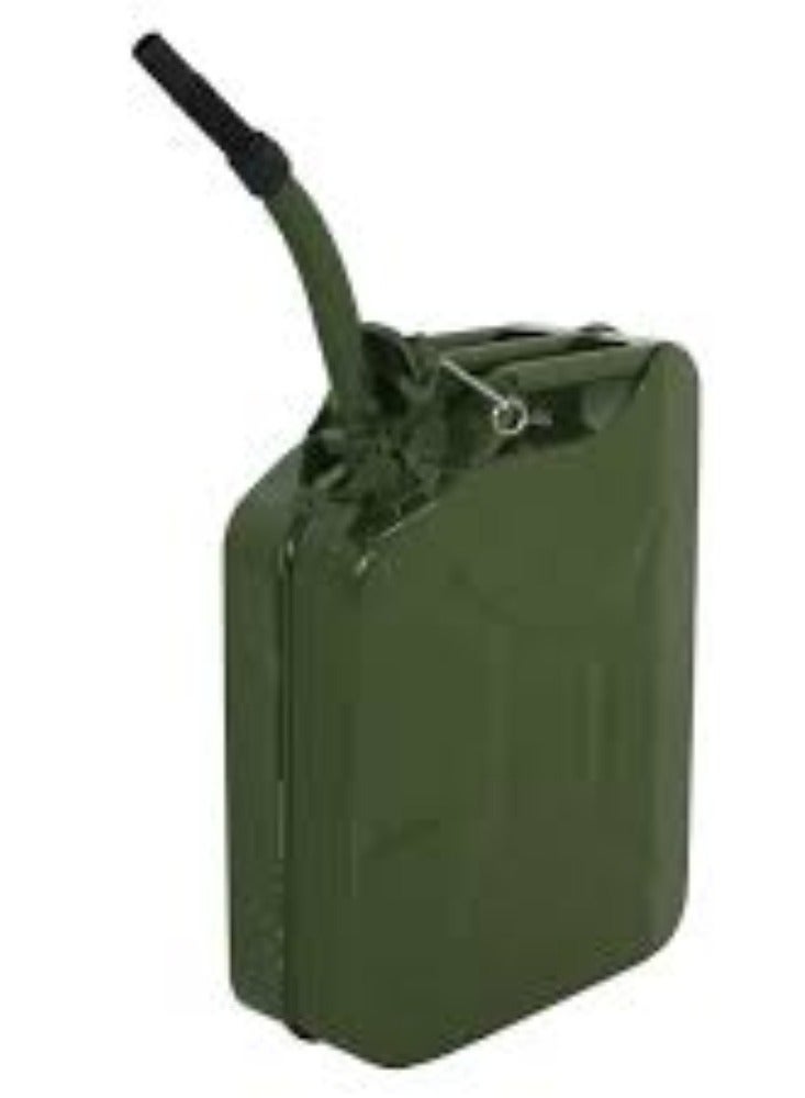 KNP Jerry Can Litre Green Metal Jerry Can 20L is a practical and reliable solution for safely storing and transporting various liquids. - Image 1