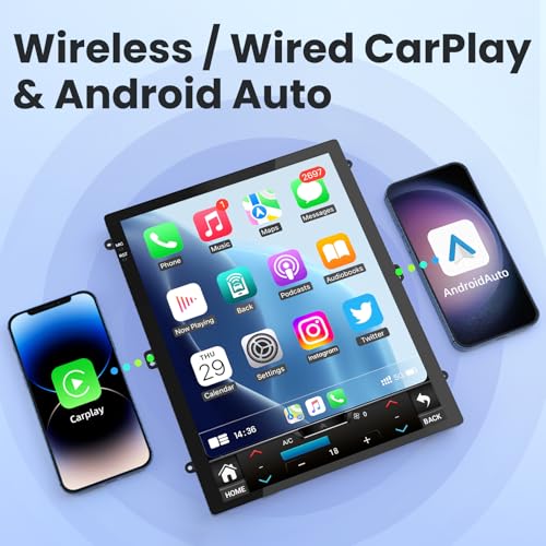 Jufodrca 4Core + 64GB Android 13 Upgrade Car Radio for Chevrolet Chevy Cruze 2009-2015: 10.4 Inch 1024 * 768 HD IPS Tesla Style Touchscreen Stereo Wireless Carplay Andriod Auto Backup Camera GPS 5G WiFi FM - Image 5