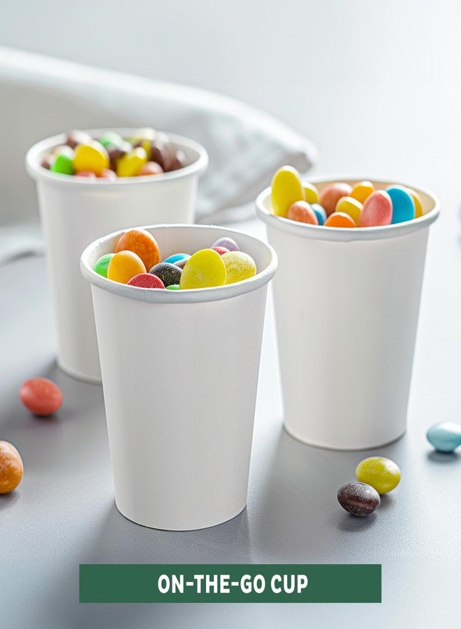 Freshware Coffee Cups 4 oz [100 Pack] Disposable Paper Cups for Mouthwash Cups, Hot Paper Coffee Cup, Ideal for Bathroom Cup - Image 2