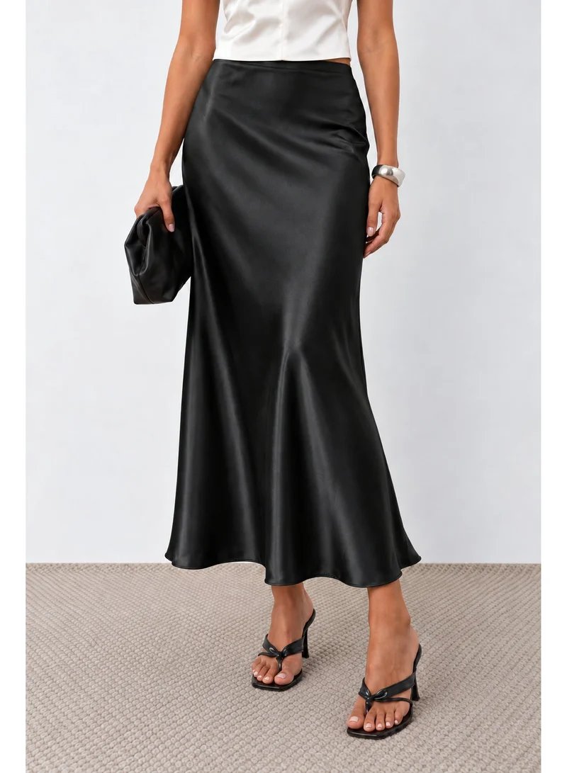 فيرو مودا VMCHARM Mid Waist Long Skirt Woven