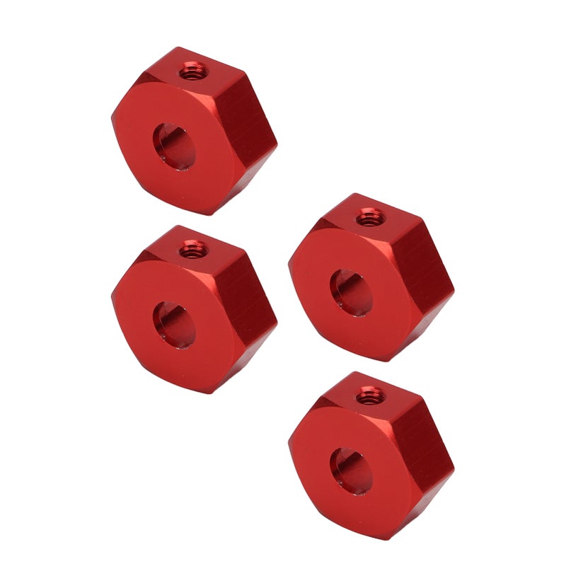 4 قطع ربطات ومسامير محورات عجلة RC مقاس 14 مم من الألومنيوم 1/10 لـ AMMRA Big Rock و Typhon و SentonRed - Image 3