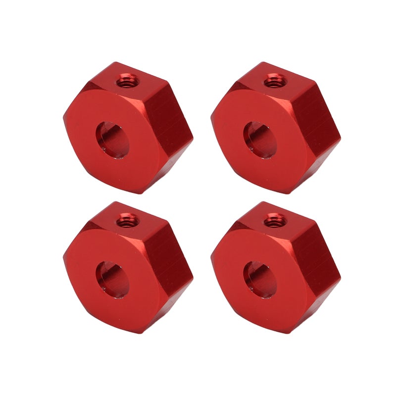 4 قطع ربطات ومسامير محورات عجلة RC مقاس 14 مم من الألومنيوم 1/10 لـ AMMRA Big Rock و Typhon و SentonRed - Image 4