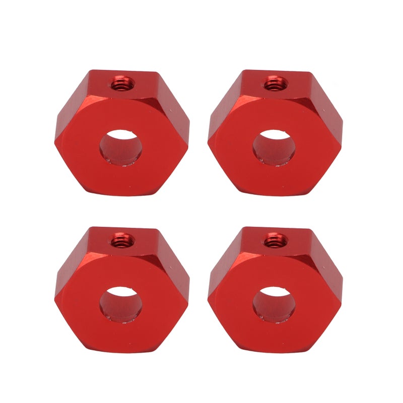 4 قطع ربطات ومسامير محورات عجلة RC مقاس 14 مم من الألومنيوم 1/10 لـ AMMRA Big Rock و Typhon و SentonRed - Image 2