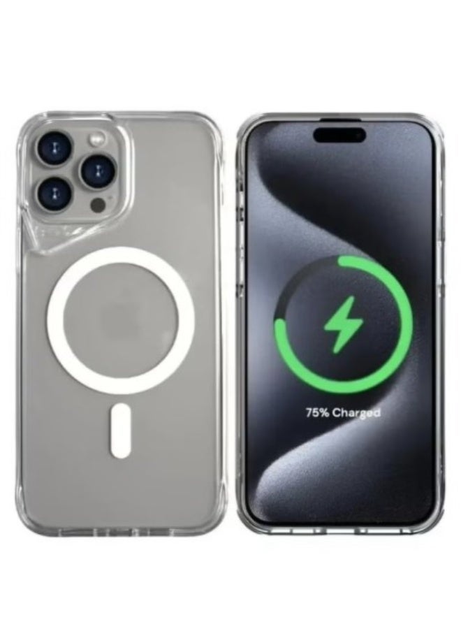 Gear4 iPhone 16 Pro Max  Ultra-Hybrid Clear Back Case Cover Compatible With Magsafe | Camera Protection | Hard Crystal Clear Back | Shockproof Bumper For Apple iPhone 16 Pro Max - Clear - Image 2