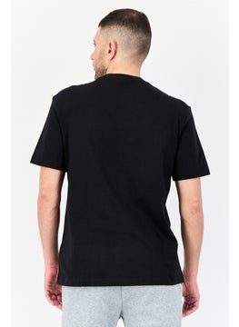Reebok Men Sportswear Fit Short Sleeve Outdoor T-Shirt, Black  - Image 2