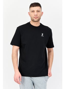 Reebok Men Sportswear Fit Short Sleeve Outdoor T-Shirt, Black  - Image 1