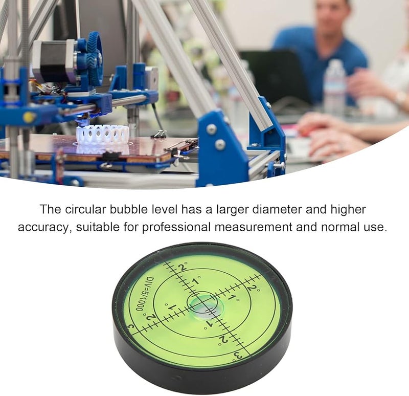 60x12mm Shock Durable Metal Bubble Level with Acrylic Vial for Precision Instruments - Image 5