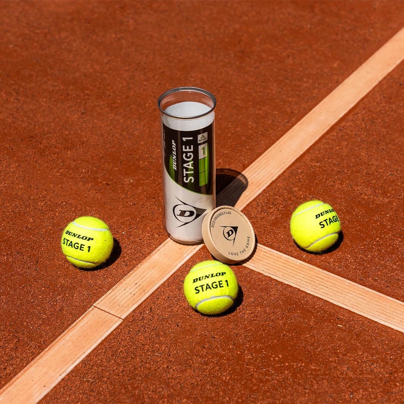 Dunlop Sports Tennis Ball Stage 1 Green 3Pet - Image 2
