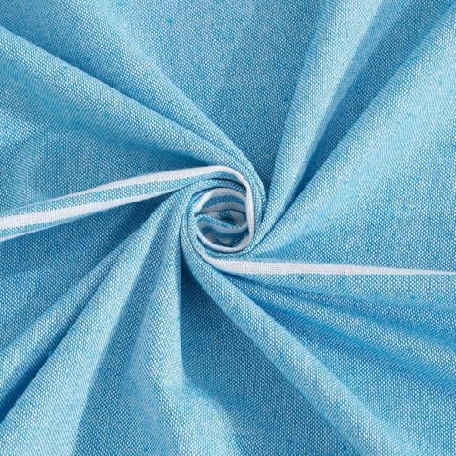 Värde Bedsheet King Size Cotton with 2 Pillow Covers | 210 TC Bedsheet | Flat Sheets | Handloom Bedsheets | Warm Double Bedsheet for Winter | Size 90 X 100 Inches, 7.5 X 8.3 Feet (Sky Blue, King) - Image 4