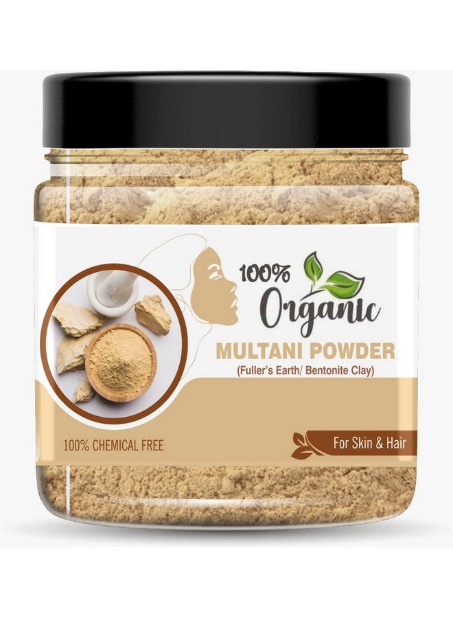 KD ZONE Pure Multani Mitti Powder for Face & Hair - 100% Natural Fuller's Earth Clay for Deep Cleansing, Acne, Oil Control, Skin Brightening, Hair Conditioning & Dandruff - Image 1