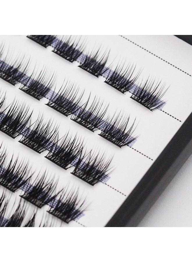 فاياتور Curl/Dd Curl Lash Cluster Wispy 8101214 مم مختلط/14161820 مم مجموعة وصلات رموش طبيعية مختلطة للمبتدئين مجموعة مجموعات الرموش الفردية والختم (8101214 مم مختلط) - Image 2