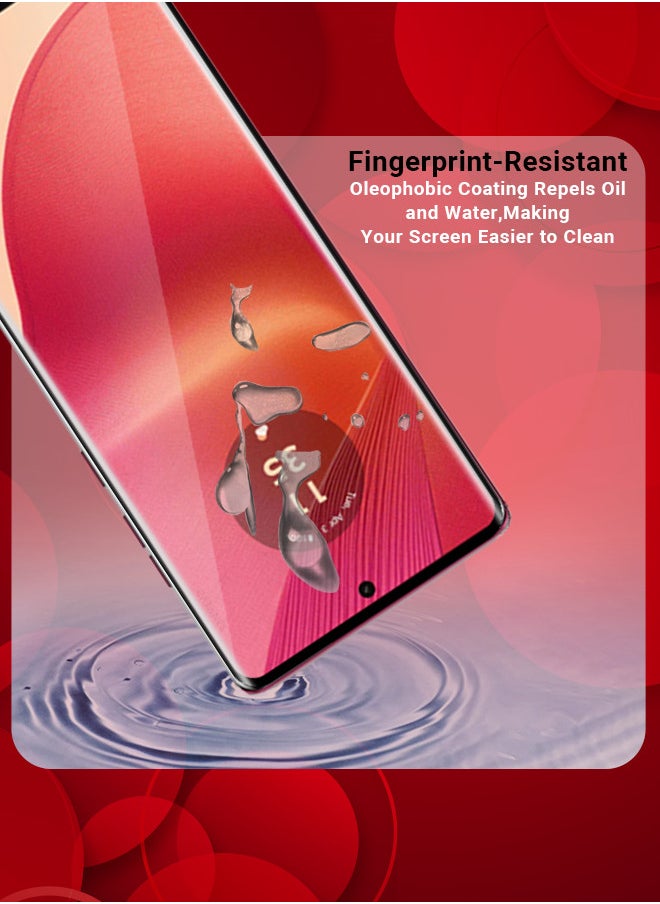 (for Motorola Edge 50 Fusion) Screen Protector Transparent Soft Protective Tempered Glass High Sensitivity HD Screen Protector