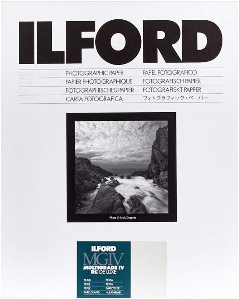 Ilford 5x7 Multigrade 44M B&W Paper, Pearl Surface, 25 sheets - Image 1