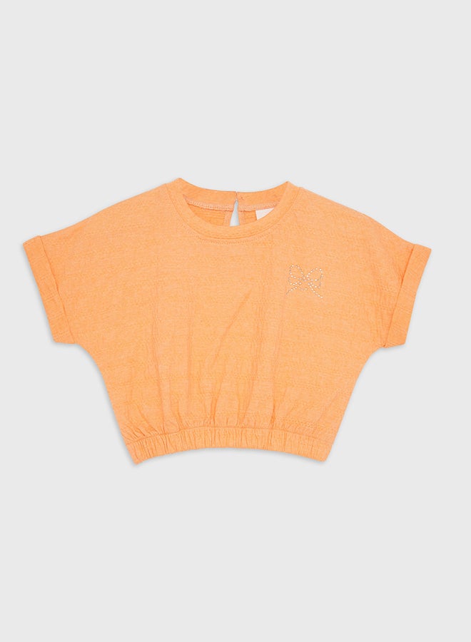 كوكا ملابس أطفال بنات بلوزة قصيرة الأكمام قصيرة - Image 1