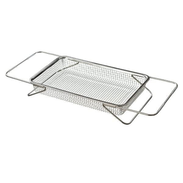 Omdhanu The Sink Stainless Steel Oval Colander with Fine Mesh 6 Quart Strainer Basket Expandable Handles Strain Drain Rinse Fruits Vegetables 1pcs - Image 1