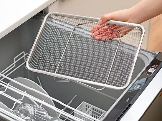 Omdhanu The Sink Stainless Steel Oval Colander with Fine Mesh 6 Quart Strainer Basket Expandable Handles Strain Drain Rinse Fruits Vegetables 1pcs - Image 4