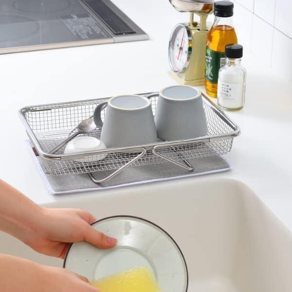 Omdhanu The Sink Stainless Steel Oval Colander with Fine Mesh 6 Quart Strainer Basket Expandable Handles Strain Drain Rinse Fruits Vegetables 1pcs - Image 3
