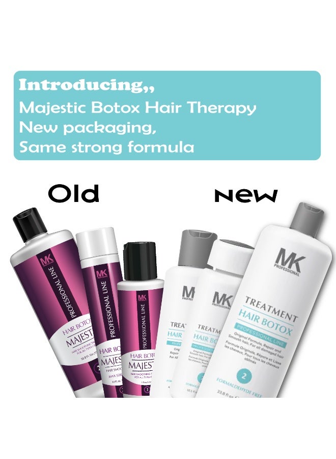 Majestic Hair Botox 4 products Complete Kit 300ml Hair Smoothing Treatment with Caviar oil - Image 3