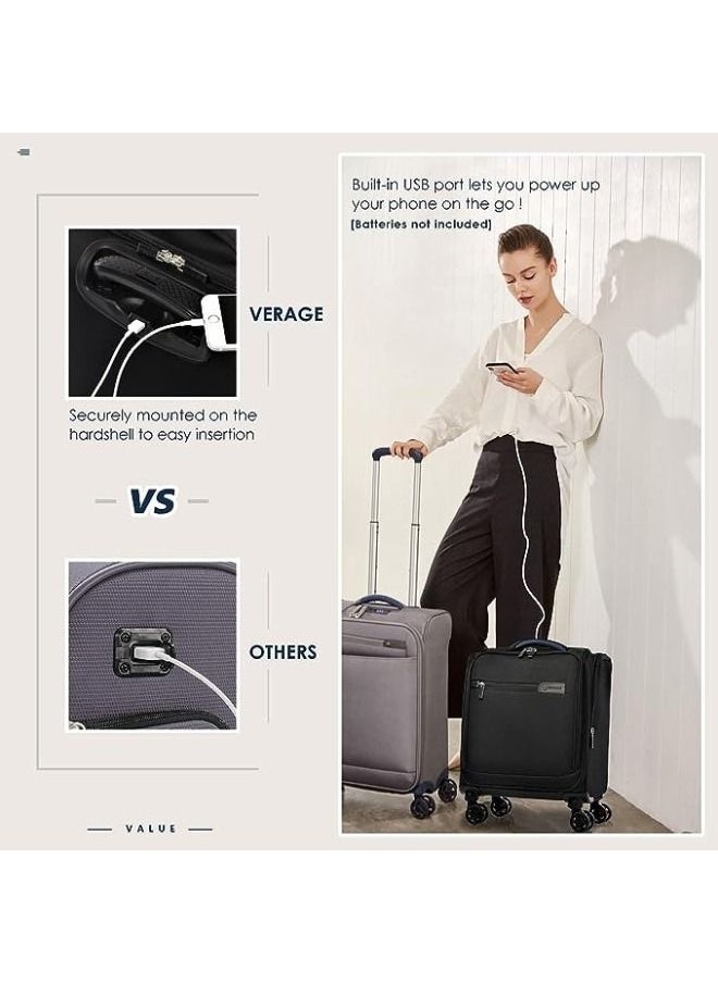 Verage  Rolling Laptop Case Pilot Business Bag for Travel And Office TSA Approved Lock  - Image 4