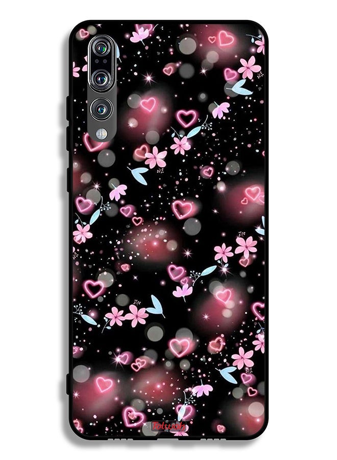 Tolwak Huawei P20 Pro Protective Case Cover Small Hearts And Flowers - Image 2