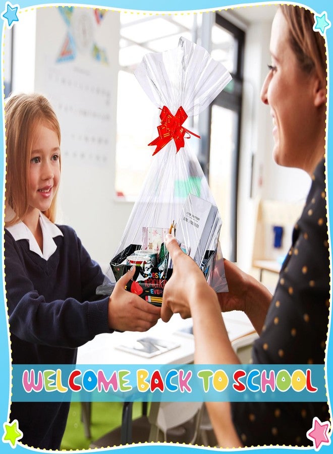 SiliFine 12 Set Graduation Baskets for Gifts Empty Teacher Gift Baskets with Pull Bows End of Year Thank You Present Bags Boxes for Teachers Appreciation Graduation Party Supplies - Image 4