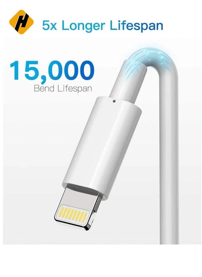 HuHa iPhone Charger Cable - Apple MFi Certified 3Pack 1M iPhone Charging Cable for iPhone SE 2020 11 Xs Max XR X 8 Plus 7 Plus 6 Plus 5s SE iPad Pro and More  - Image 2
