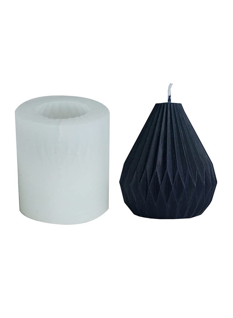 SYOSI 3D Pear Shape Silicone Mold for Plaster Candle Making Baking Chocolate Cake Dessert Pastry Mousse Mould Resin Molds, Model Silicone, Epoxy Molds for Making Resin Molds  - Image 1
