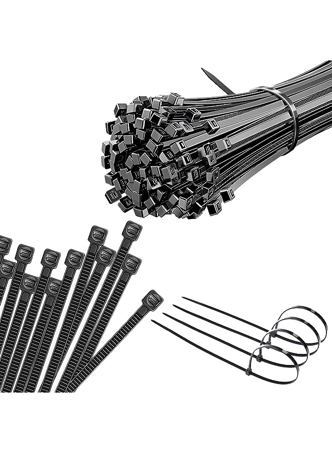 Occuwzz 250 Pcs Cable Zip Ties 400mm Premium Plastic Multi-Purpose Self-Locking Nylon Wire Ties Tensile Strength for Indoor and Outdoor - Image 1