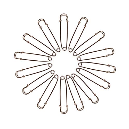 Baitaihem 50 Pcs Large Steel Safety Pins 3 inch Heavy Duty Safety Pins for Blankets, Skirts, Kilts, Crafts - Image 2