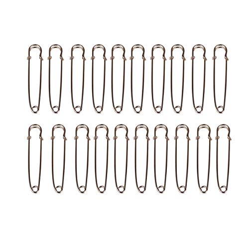 Baitaihem 50 Pcs Large Steel Safety Pins 3 inch Heavy Duty Safety Pins for Blankets, Skirts, Kilts, Crafts - Image 3