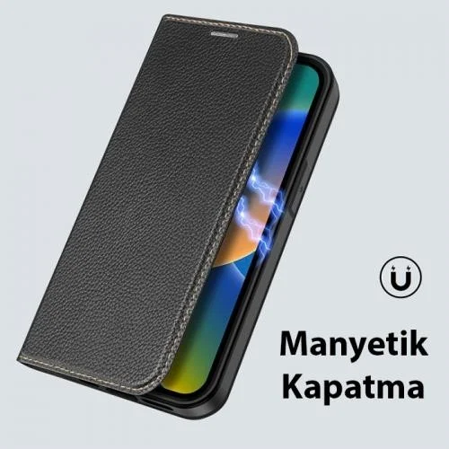Polhammobile Polham Full Protection Case for iPhone 13 and iPhone 14 Compatible with Stand Wallet, Pu Leather Magnetic Cover