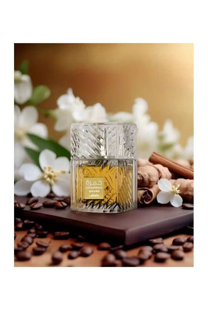 Lattafa KHAMRAH QAHWA EAU DE PERFUM 100ML - Image 3