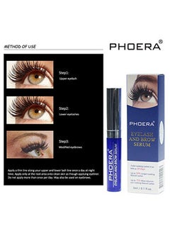 Phoera ® Eyelash Rapid Growth Serum Lengthen Thickening Eyebrow Enhancer Uk Aquapurity  - Image 3