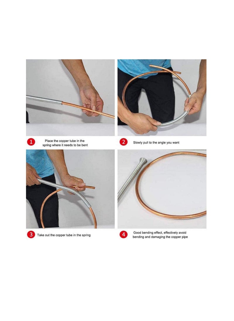 Generic - Bending Spring Set Includes 1/4, 3/8, 1/2, 8/5, 3/4, And 7/8" Springs - Used For Bending Coiled Copper - HVAC - Air Conditioning And Refrigeration (3/8) - Image 1