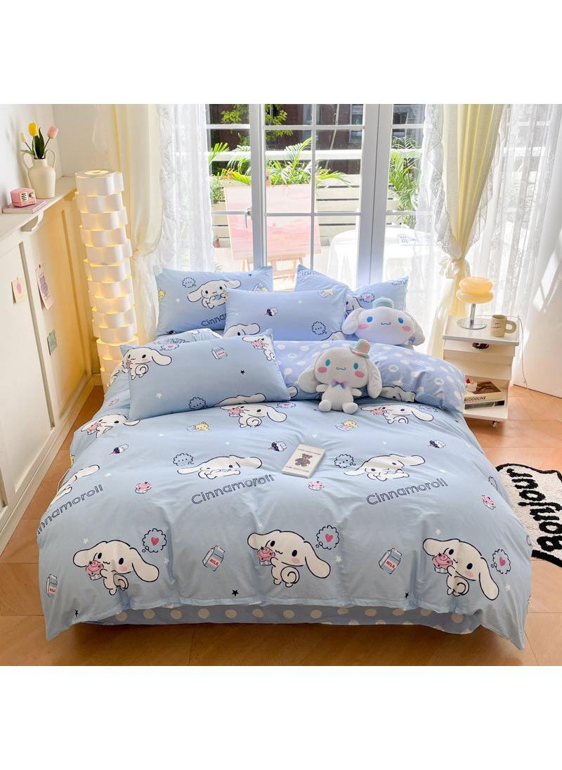 General - 4-Piece Cinnamoroll Cotton Comfortable Set Bed Sheet Set Children'S Day Gift Birthday Gift 200X230cm - Image 1