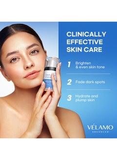 VELAMO ADVANCED Dark Spot Remover for Face and Body: Dark Spot Corrector Serum - Freckle/Melasma/Sun Spot/Age Spot/Brown Spot Remover 1 FL OZ/30mL  - Image 2