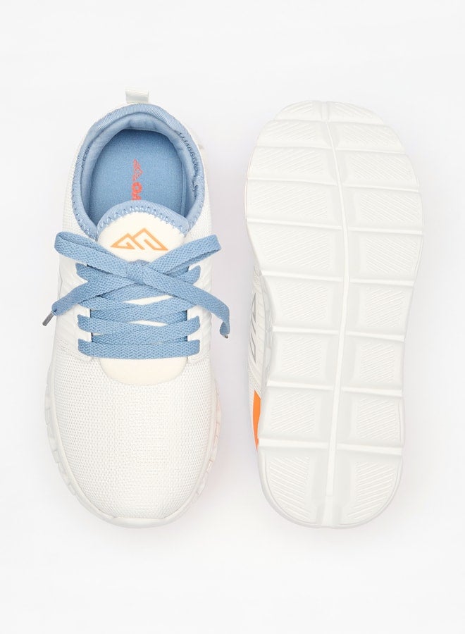 Oaklan by Shoexpress Girl's Colourblock Sports Shoes with Lace-Up Closure  - Image 4